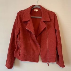 Max Studio Cotton Moto Jacket